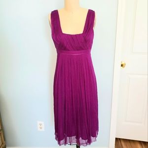Saja Purple Silk Dress, 6